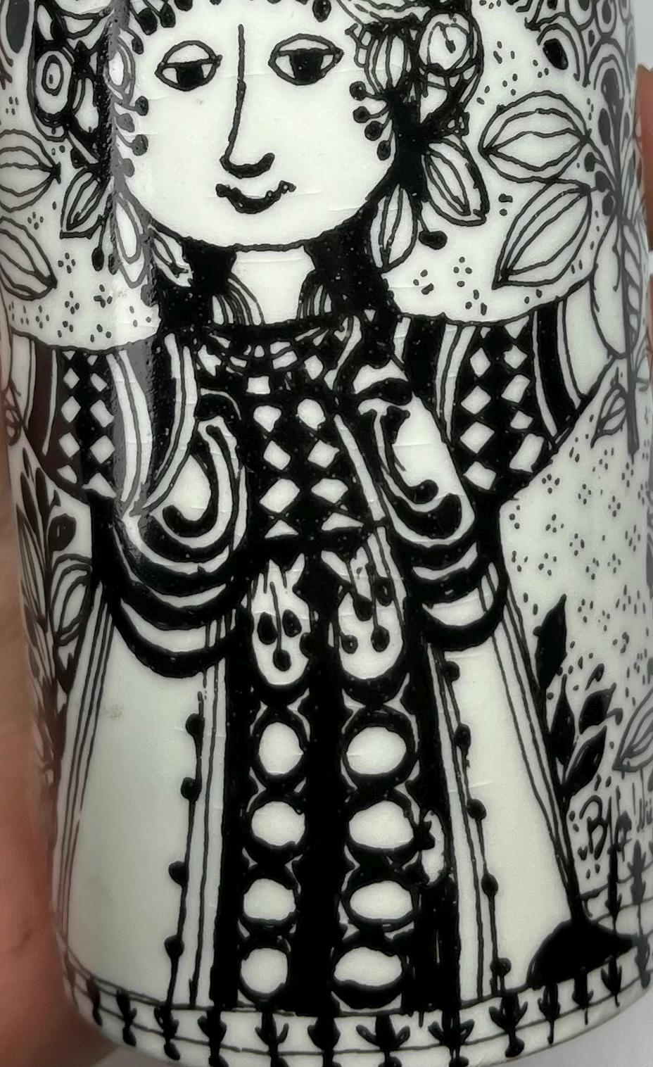 グンナー二ールンド　nymolle 花器　デンマーク　北欧ビンテージ Bjorn Wiinblad Vase, Original Vintage Bjorn Wiinblad Design