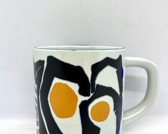 Royal Copenhagen mug, LARGE Annual Mug 1977, designed by Inge Lise Kofoed, vintage Danish design