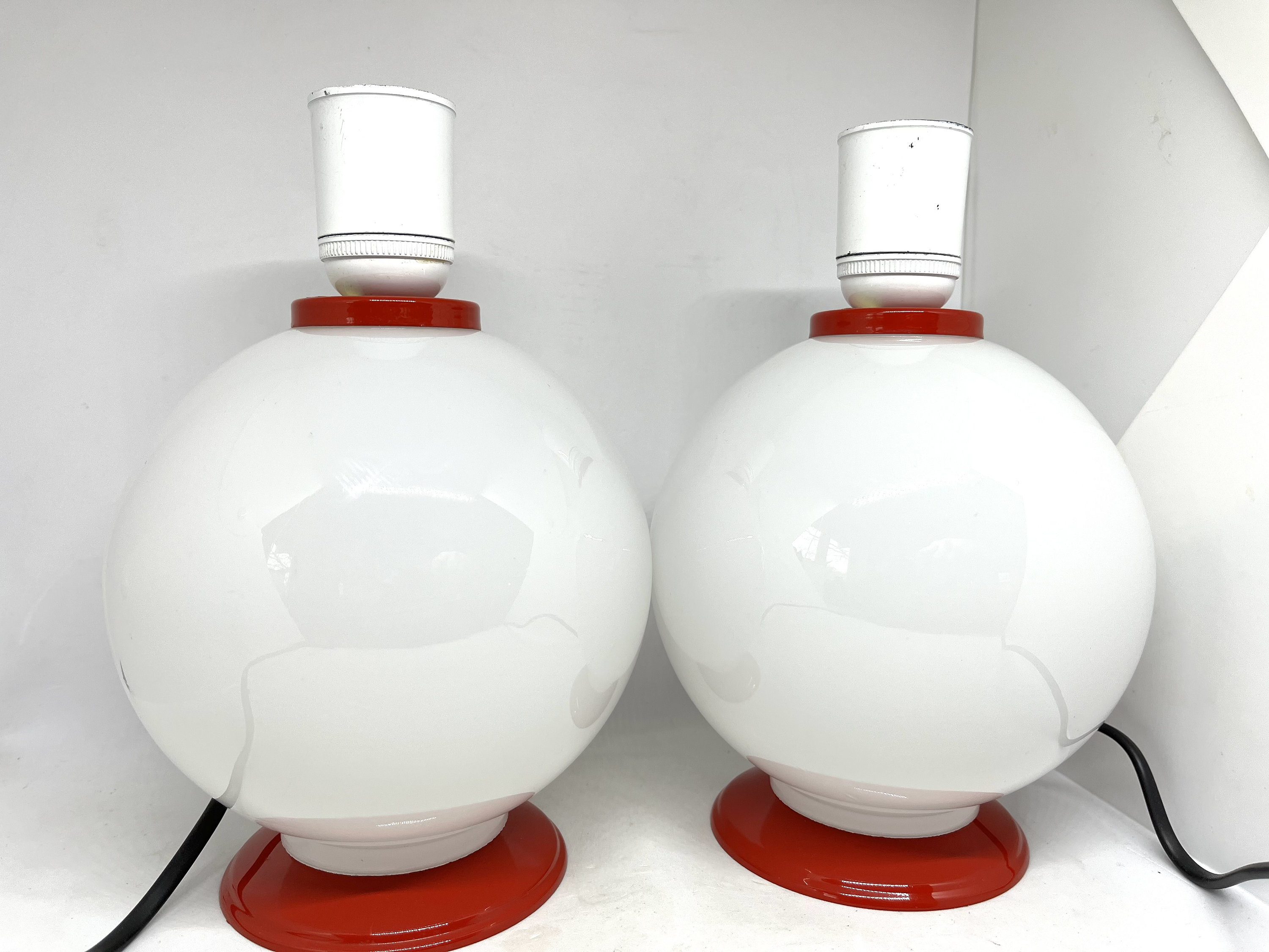 Danish Vintage Table Lamps, ABO Randers Set of Two EXTREMELY