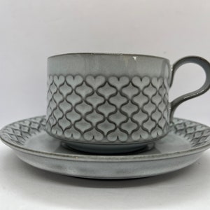 Quistgaard Cordial デュオ カップ セット、すべての部品は Bing & Grøndahl 製、ヴィンテージ炻器デンマーク製