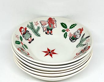 6 Assiettes à Dessert Arcopal Motif Pommiers - 18,5 Cm - Occasion Très Bon état