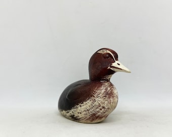 Gustavsberg bird, ceramic Sea Duck/ Eider baby, designed by Paul Hoff Archipelago series, vintage Swedish design