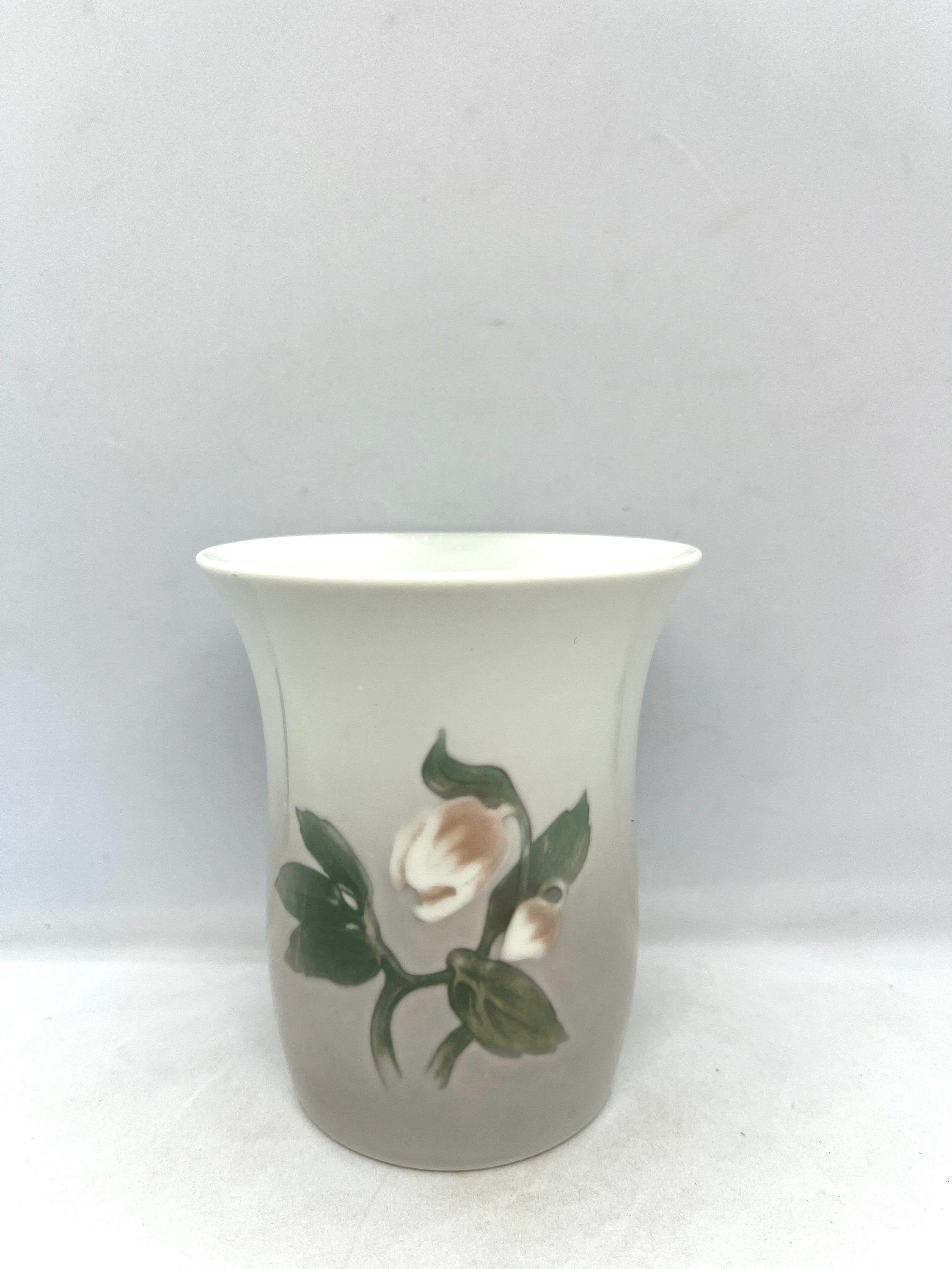 Bing and Grondahl Vase, Vintage Hand Painted Vase With a Helleborus ...