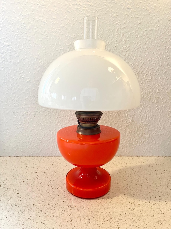 Vintage Glass Vase Lamp ランプ 照明 / 北欧 ペリアン Holmegaard Glass Lamp, MINT 