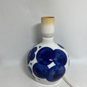 Rorstrand table lamp by Sylvia Leuchovius, MINT very rare lamp designed by Sylvia Leuchovius for Rorstrand Sweden, vintage Swedish design