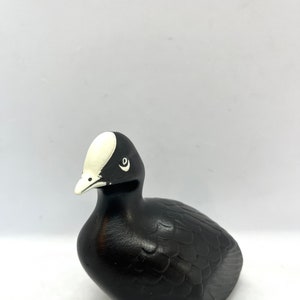 Gustavsberg ceramic bird Eurasian Coot Female, rare find designed by Paul Hoff Archipelago series 1960es