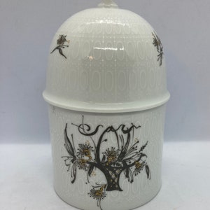 Bjorn Wiinblad Romanze Bon bonnier, leaf gold pattern vintage Danish design