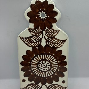 Arabia Köökki board, hand painted cheese board / wall decoration, design by Gunvor Olin-Grönqvist, vintage Finnish design