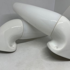 IFÖ sconce set White, Set of two wall lamp number 6035, designed by Sigvard Bernadotte, Swedish vintage design