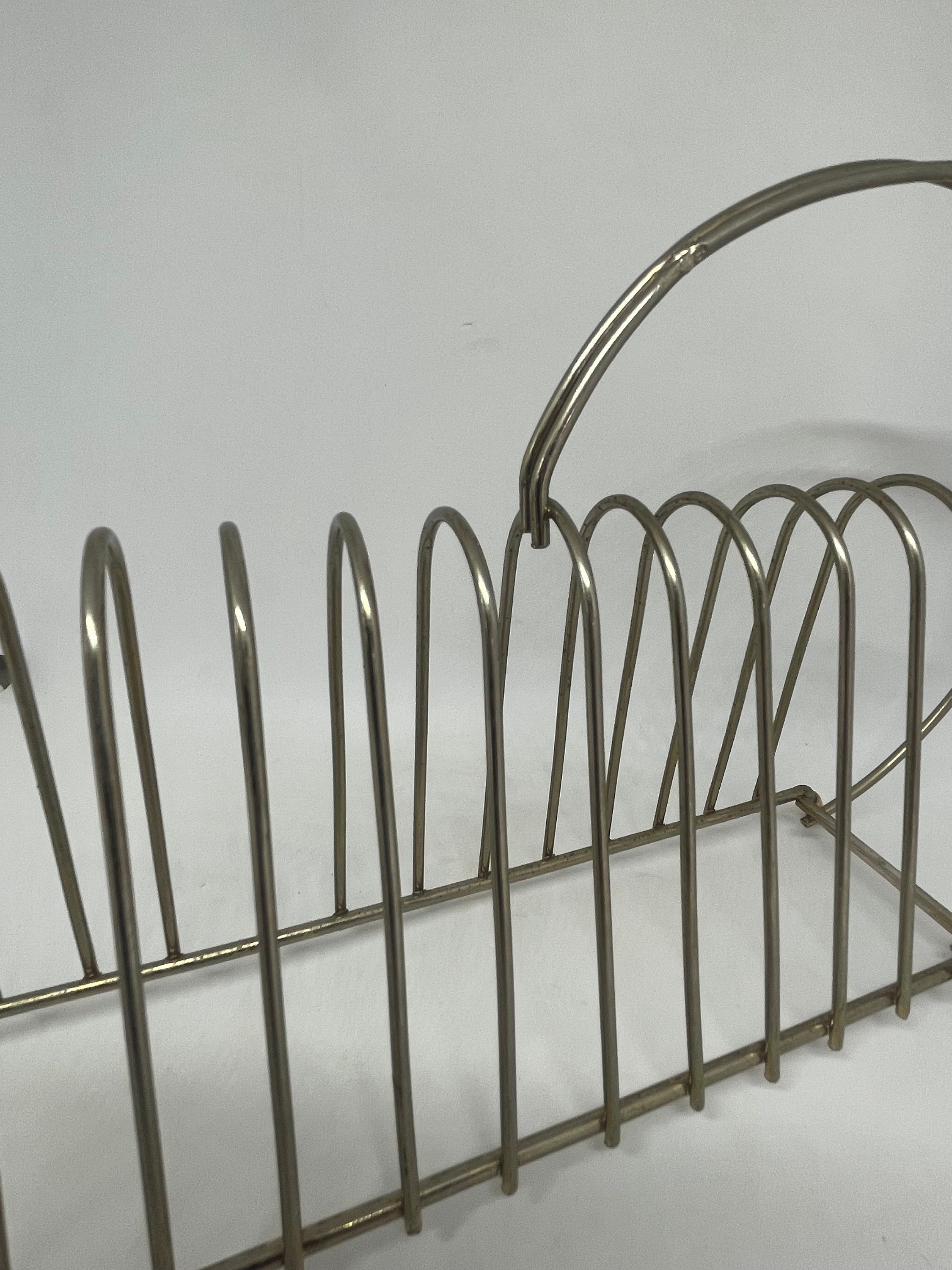 Vintage Toast Rack / Bar Coaster Rack Metal String Holder for Etsy