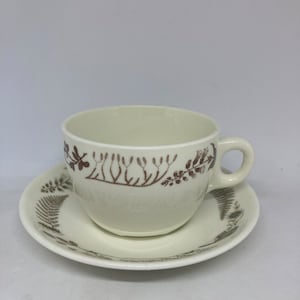 Stig Lindberg Medicinalväxter teacup duos, Gustavsberg midcentury design