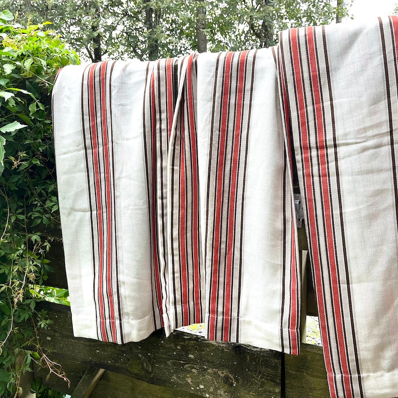 Image showcasing Vintage Curtains - Etsy