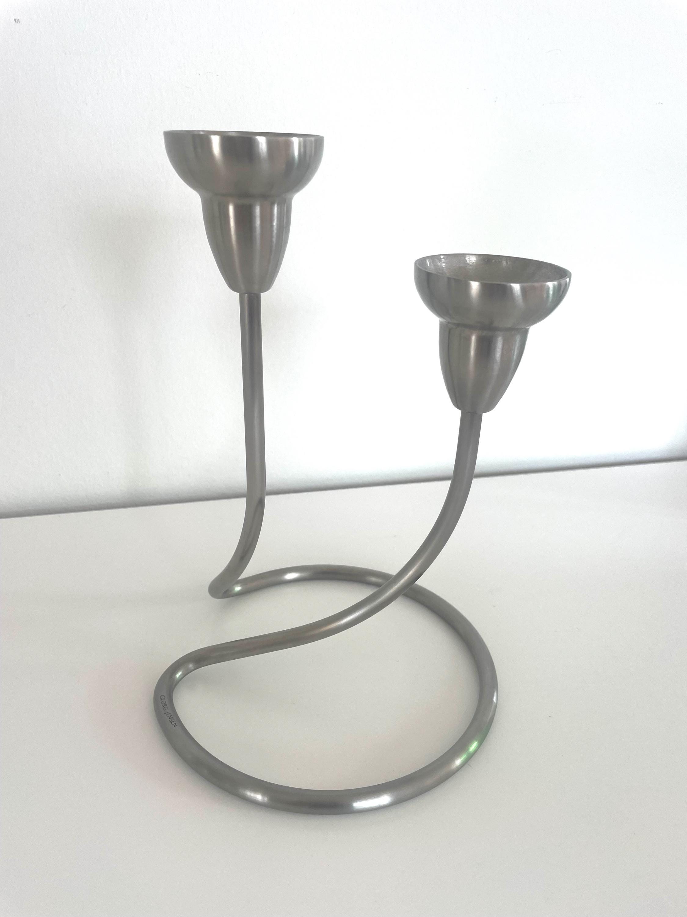 Georg Jensen Swing Candle Holder for Two Candles, Matte