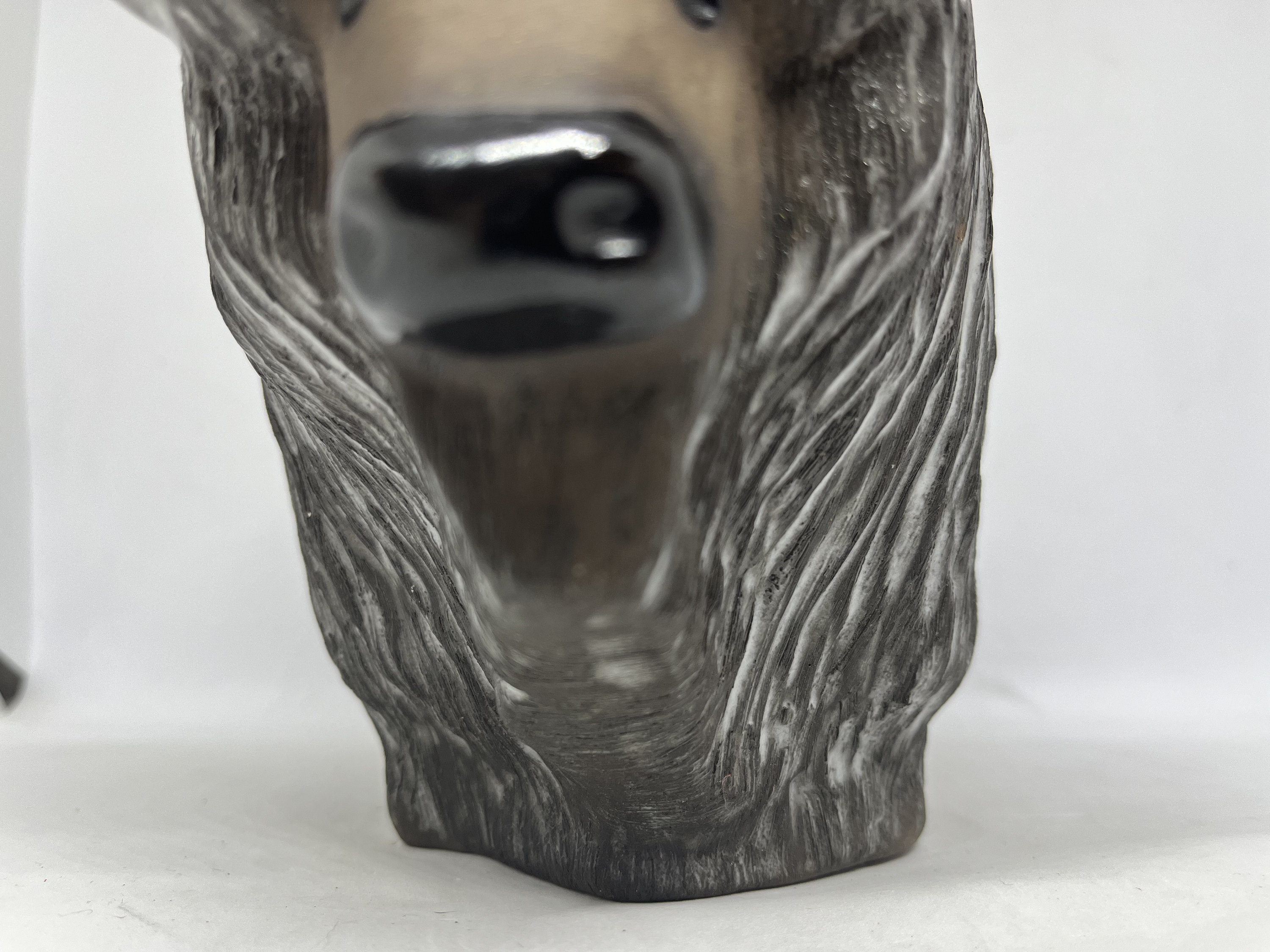 Upsala Ekeby Ceramics, LARGE Bison Ox, Signed Ceramic Ox