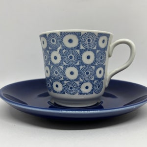 Marianne Westman, Rorstrand Monica MINT coffee cup duo sets, Marianne Westman vintage Swedish design