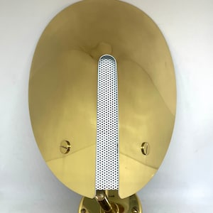 Messing Wandleuchte Aneta schwedisches Design, NEUwertig und nie benutzt aus geschlossenem Lampengeschäft, schwedische Messing Wandleuchte von Aneta, schwedisches Vintage Design