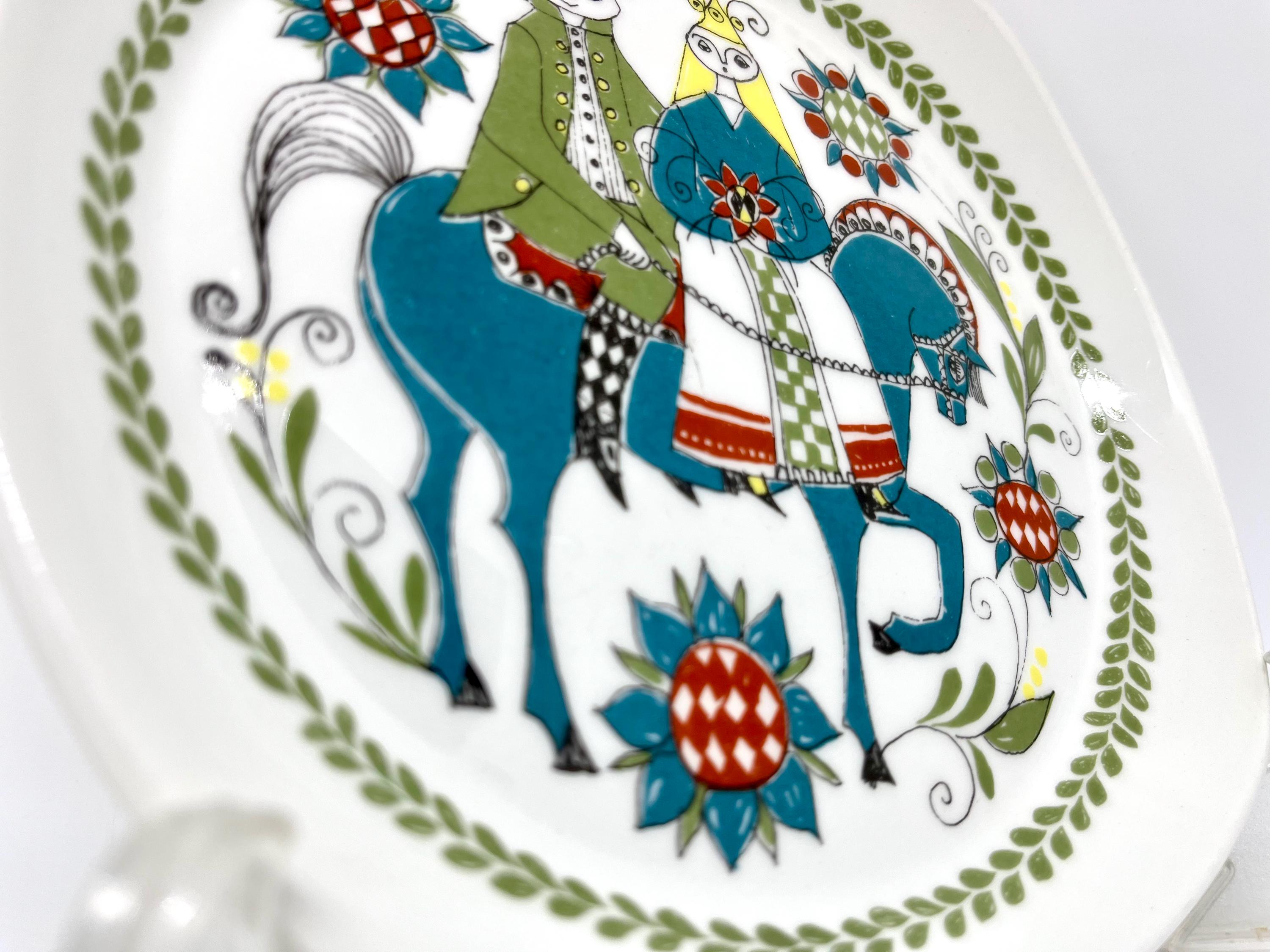Figgjo Saga Plates, Mint Set of 2 Vintage Side Plates, Designed by