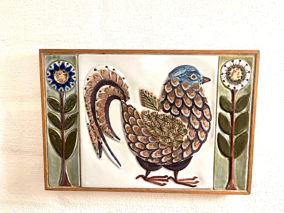 Royal Copenhagen Wall Plaque, Berte Koele Design, Earthenware