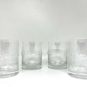 Tapio Wirkkala Glasses, Set of Four Small Iittala 