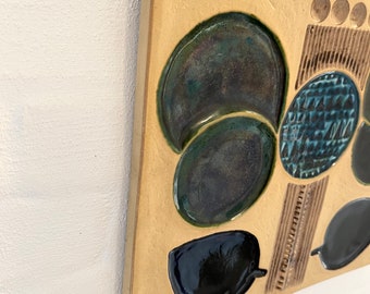 ☺︎ Rorstrand Ceramic Wall Plate, Rare Olle Alberius Design