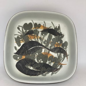 Royal Copenhagen dish &quot;Siena&quot;, Baca square bowl by Ivan Weiss, Midcentury danish ceramic design