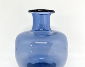 Holmegaard Vase, Blue 