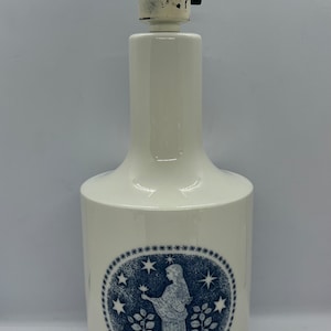 Fog og Mørup/ Royal Copenhagen Zodiac sign lamp &quot;Virgo&quot;,  vintage danish design