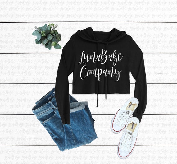 Hoodie Mockupcropped Hoodie Mockupblack Hoodie Mockupblack Etsy