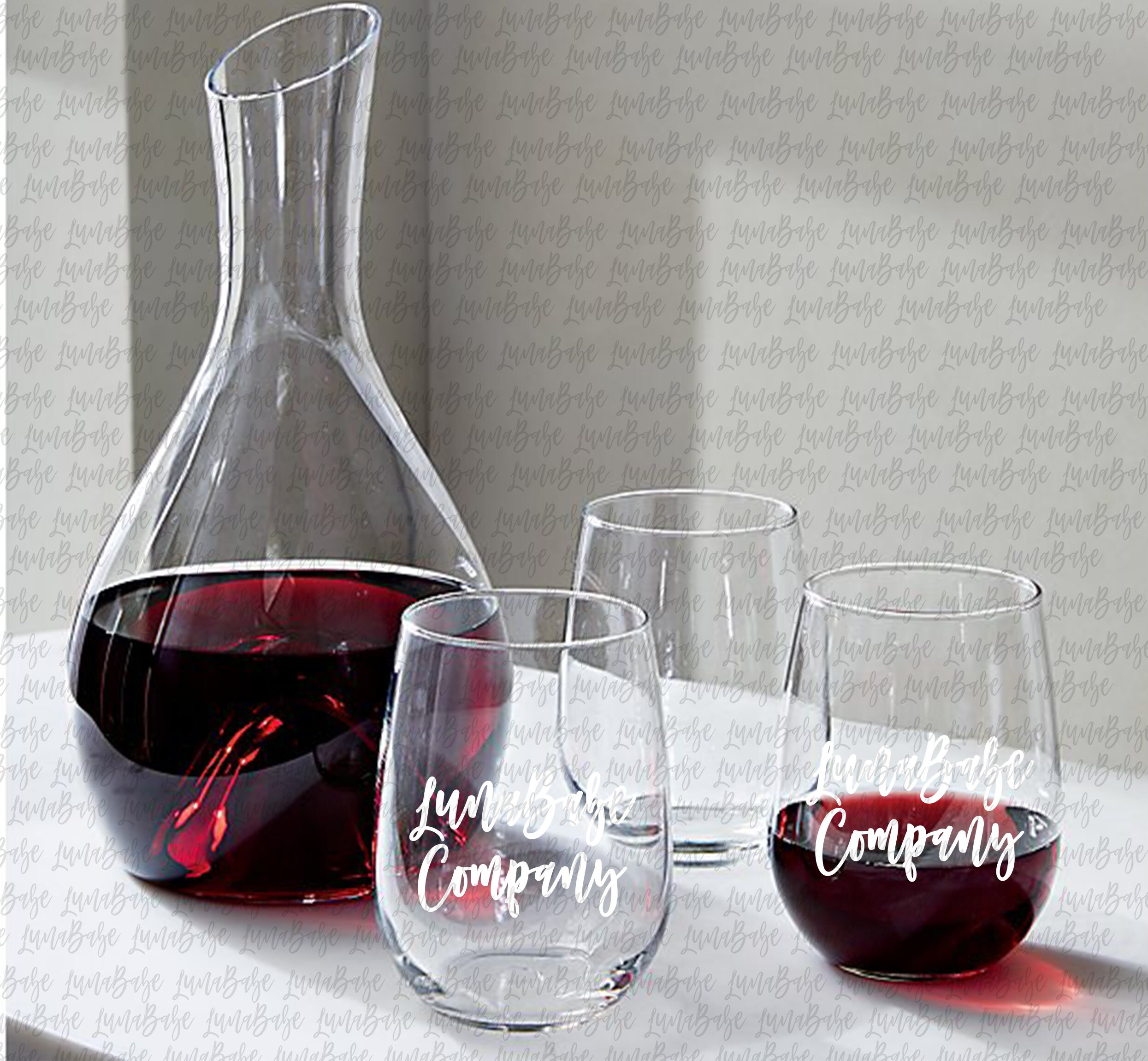 Download 16 Wine Glass Mockup Bundle Stemless Wine Glass MockUps | Etsy