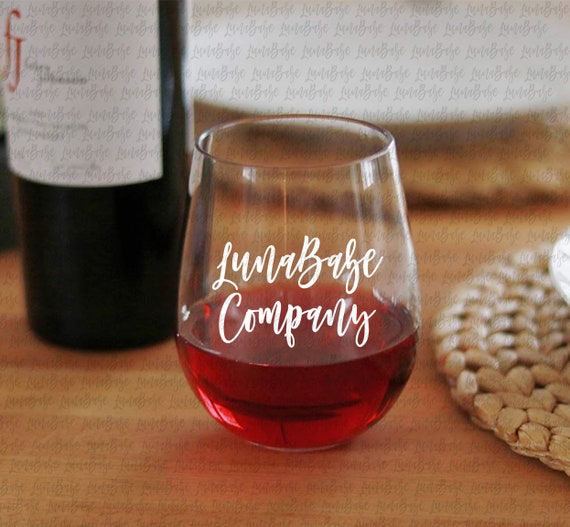 Wine Glass Mockup Wine Glass Display Stemlesss Wine Glass Etsy