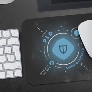 PLD Life Mousepad - FFXIV Inspired Paladin Job Stone Gift - All FF14 Jobs Available!