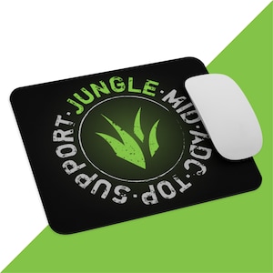 Jungle Life Mouse Pad - League of Legends Inspired LoL Gamer Gift Mousepad