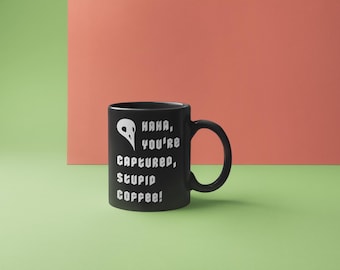 Funny PoE Coffee Mug Gift Gaming Player Meme ARPG Gamer Gift Humor Captured Coffee Einhar Unofficial Merch