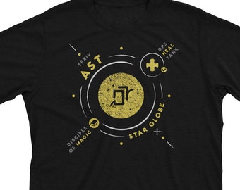 AST Life - Travail d'astrologue guérisseur inspiré de FFXIV FF14 MMO Gamer Gift T-shirt ou sweat à capuche unisexe