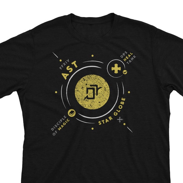 AST Life - FFXIV Inspired Astrologian Healer Job FF14 MMO Gamer Gift Unisex T-Shirt or Hoodie
