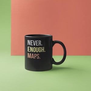 Koffiemok Cadeau voor Path of Exile-speler Grappige PoE-mok voor het in kaart brengen van PoE ARPG Gamer Never Enough-kaarten
