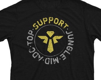 Support Life - League of Legends inspiriertes LoL Gamer Geschenk Unisex T-Shirt oder Hoodie