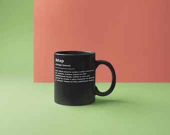 Coffee Mug Gift for PoE Player Funny Gaming Mug ARPG Gamer  Map Defined Unofficial Merch
