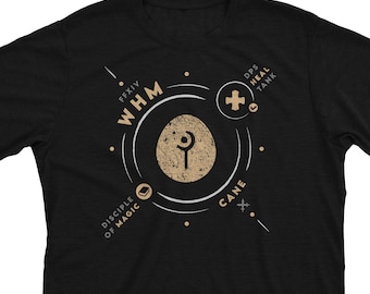 Final Fantasy White Mage Shirt – FFXIV Job Class Tee Gift for Gamers, WHM Job Stone T-Shirt or Hoodie
