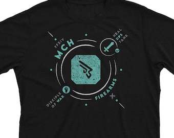 Final Fantasy Machinist Shirt – FFXIV Job Class Tee Gift for Gamers, MCH Job Stone T-Shirt or Hoodie