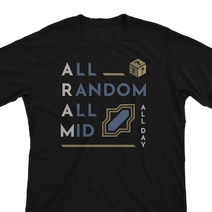 ARAM All Day - League of Legends Inspired LoL All Random All Mid Mode Gamer Gift Unisex T-Shirt or Hoodie