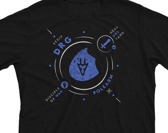 Final Fantasy Dragoon Shirt – FFXIV Job Class Tee Gift for Gamers, DRG Job Stone T-Shirt or Hoodie