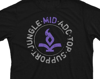 Mid Life - League of Legends inspiriertes LoL Gamer Geschenk Unisex T-Shirt oder Hoodie