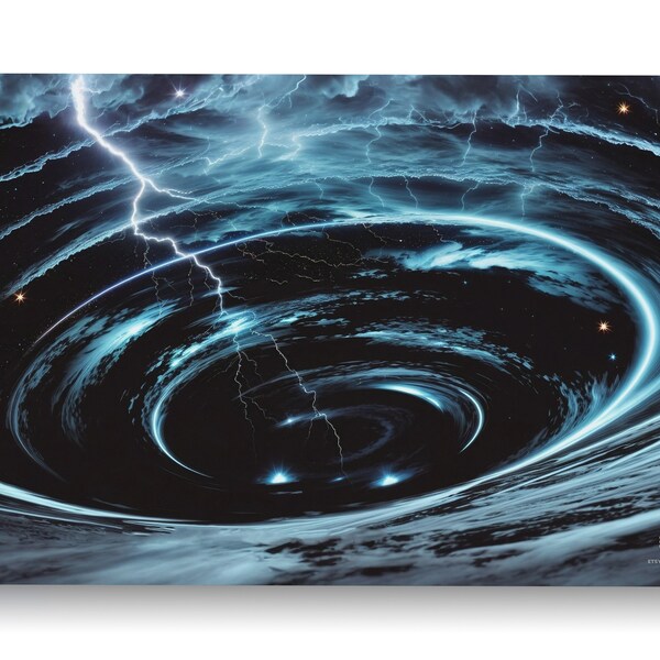 Iconic Adaptations - Mystical Space Typhoon Inspired Playmat | 24"x14" Yugioh Player Gift Artwork Unique Play Mat Zones