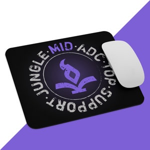 Mid Life Mouse Pad - League of Legends Inspired LoL Gamer Gift Mousepad