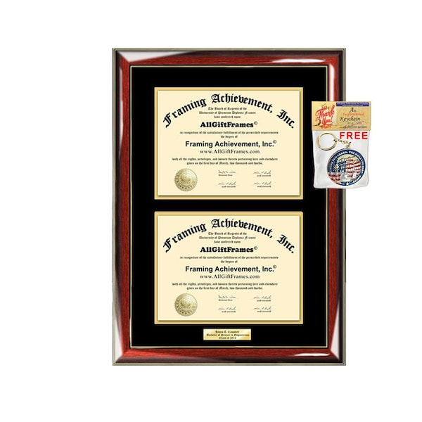 Dual Certificate Holder Etsy