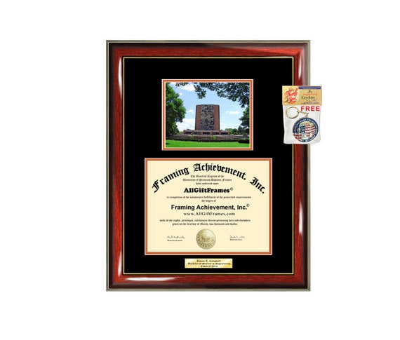 Bowling Green State University Diploma Frame Degree Bgsu Etsy