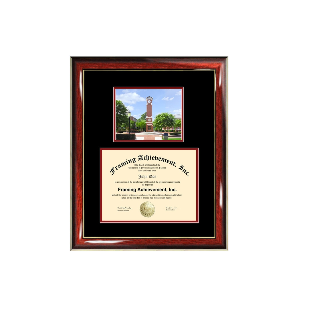 Winstonsalem State University Diploma Frame WSSU Campus School