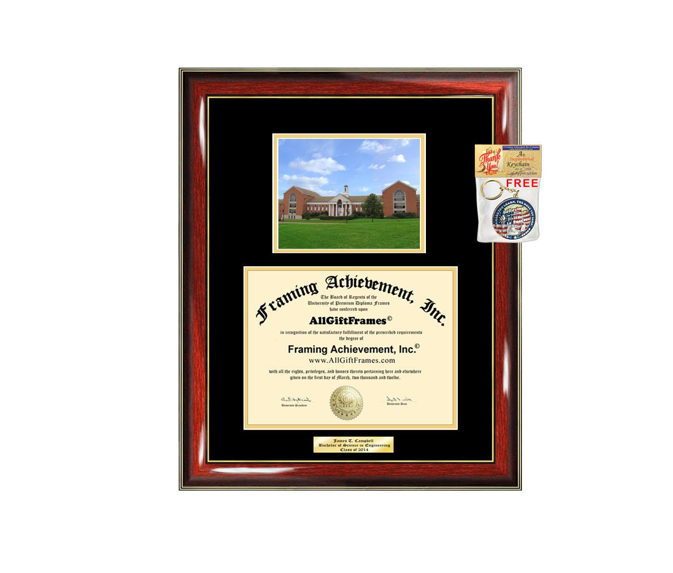 University of Maryland Global Campus Diploma Frame Large UMGC Etsy.de