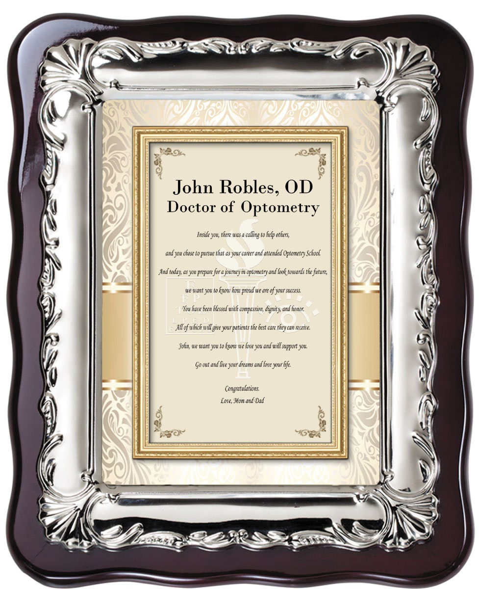 Graduation Doctor of Optometry College University School Congratulation ...